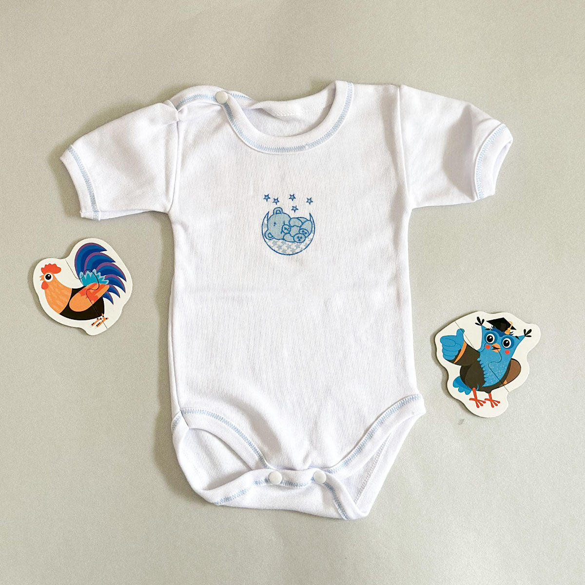Pack 3 Bodys Bébé Coton