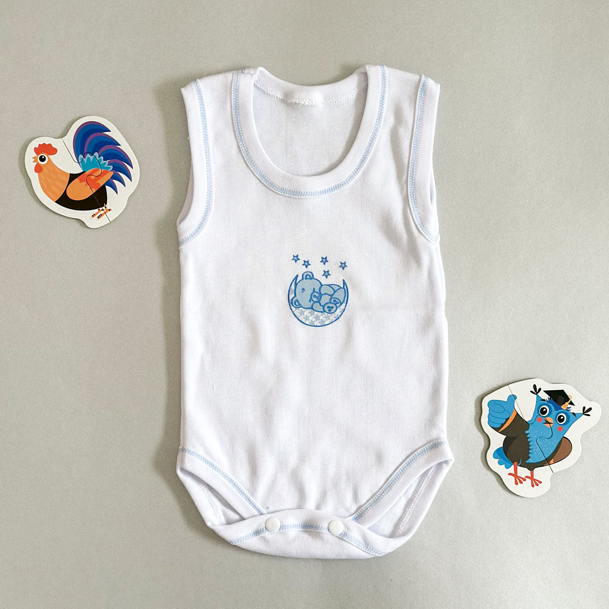 Pack 3 Bodys Bébé Coton