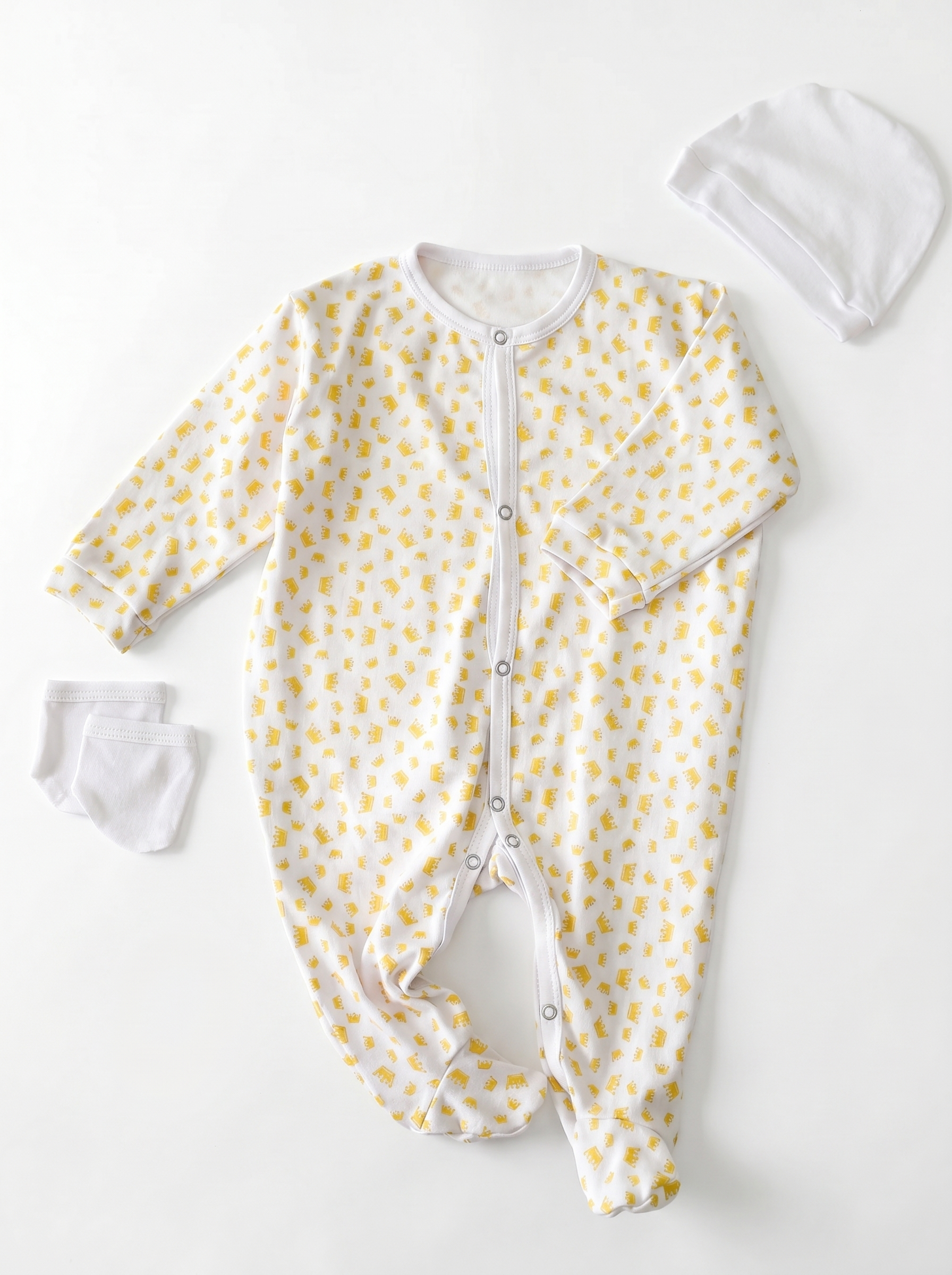 Grenouillère Bébé – Jaune King
